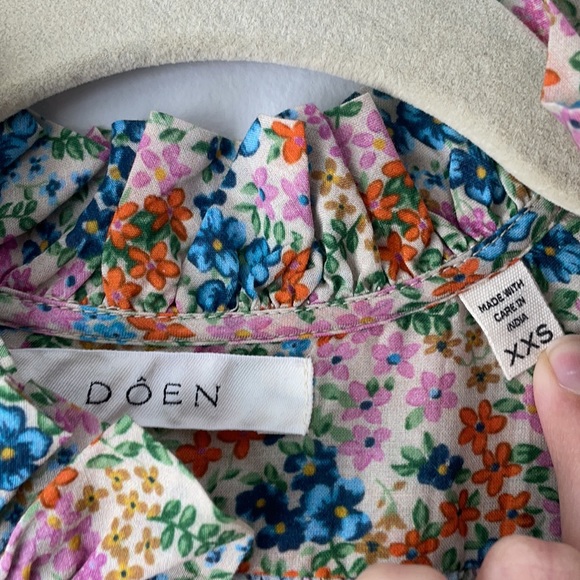 Doen Rose Top in Lady Bird Floral XXS - Picture 5 of 9